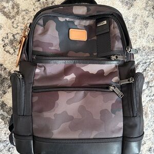 TUMI Black and Camo Men's Backpack